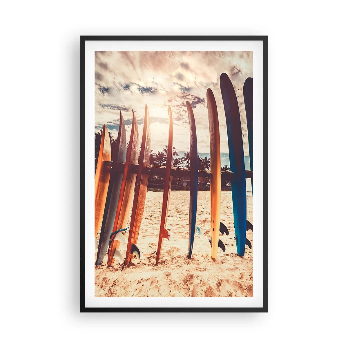 Poster in cornice nera - Buonanotte, a domani - 61x91 cm