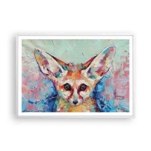 Poster in cornice bianca - Siete pronti per me? - 100x70 cm