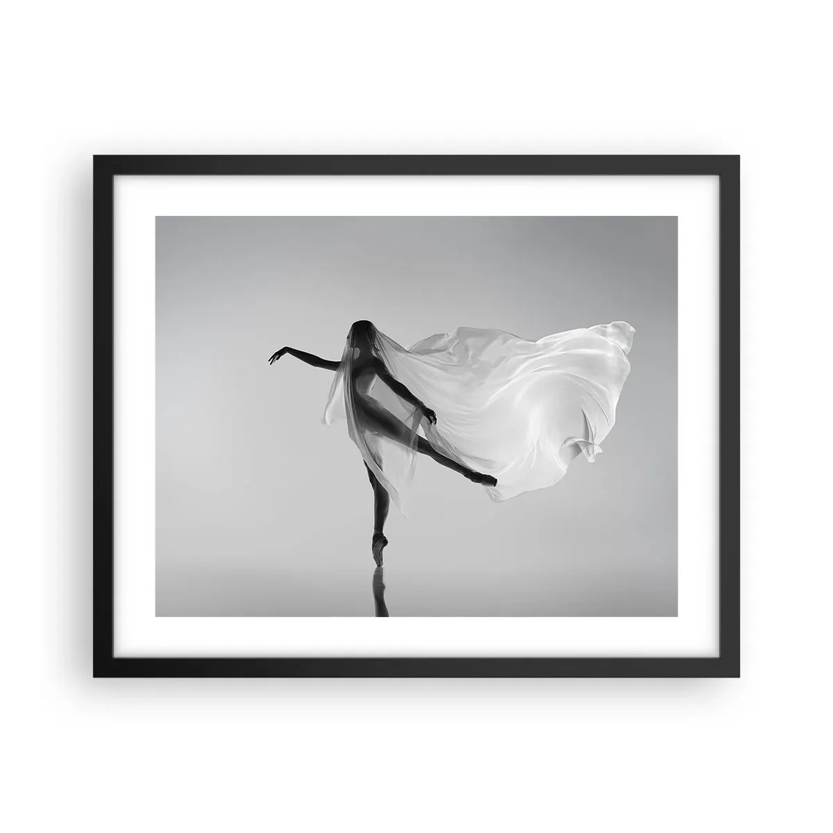 Poster in cornice nera - Leggerezza ed eleganza - 50x40 cm