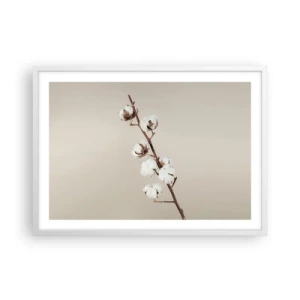 Poster in cornice bianca - Alla fonte della morbidezza - 70x50 cm