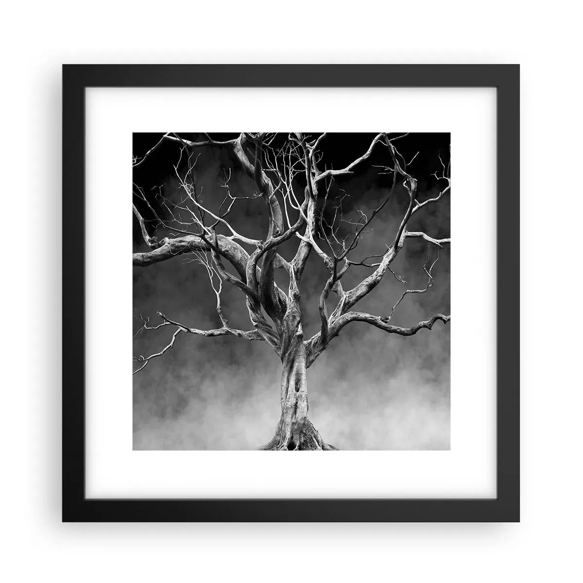 Poster in cornice nera - Primordiale e sacro - 30x30 cm