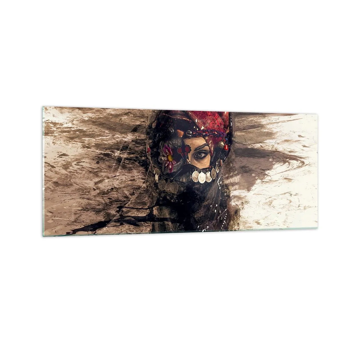 Quadro su vetro - Quantomeno inquietante - 100x40 cm