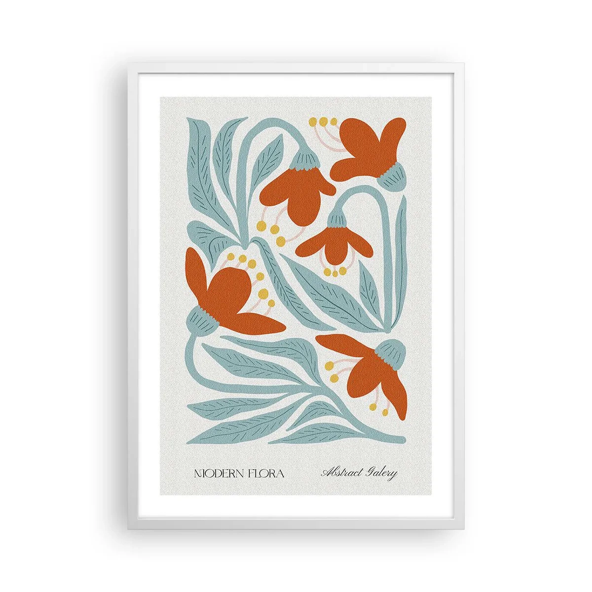 Poster in cornice bianca - Verso la terra, verso il sole - 50x70 cm