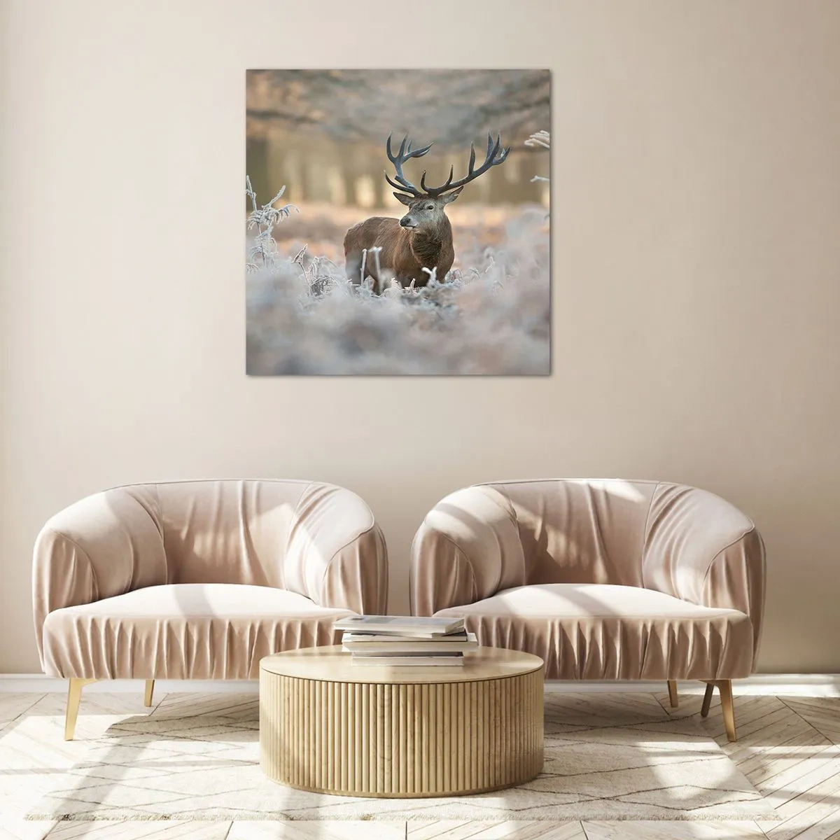 Quadro su vetro - Fresco mattino - 50x50 cm