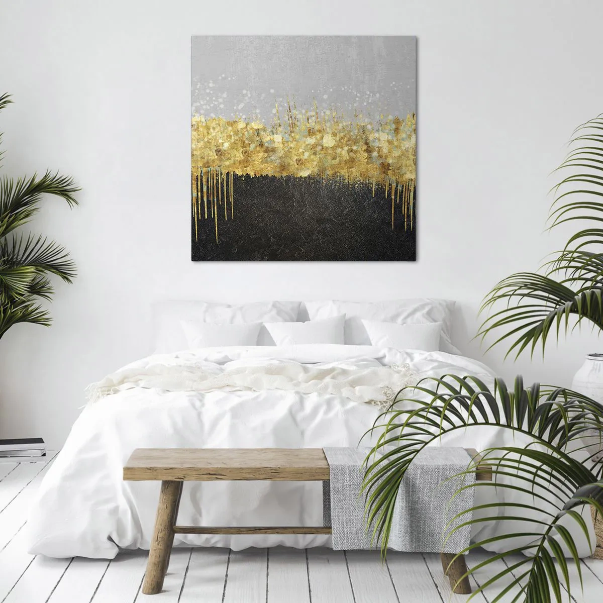 Quadro su tela - Stampe su Tela - Nel profondo e verso l'alto - 30x30 cm