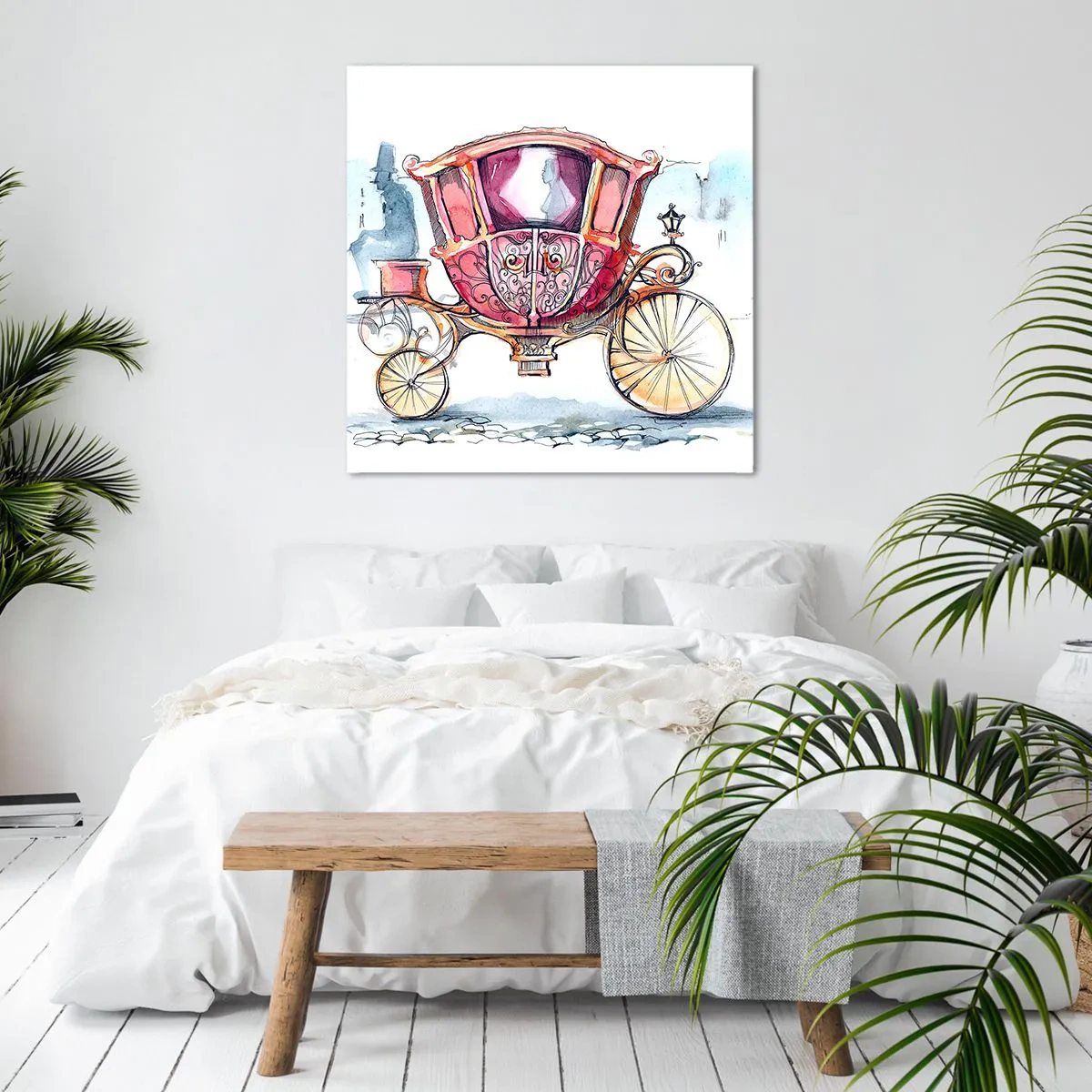 Quadro su tela - Stampe su Tela - Al matrimonio o al ballo? - 40x40 cm