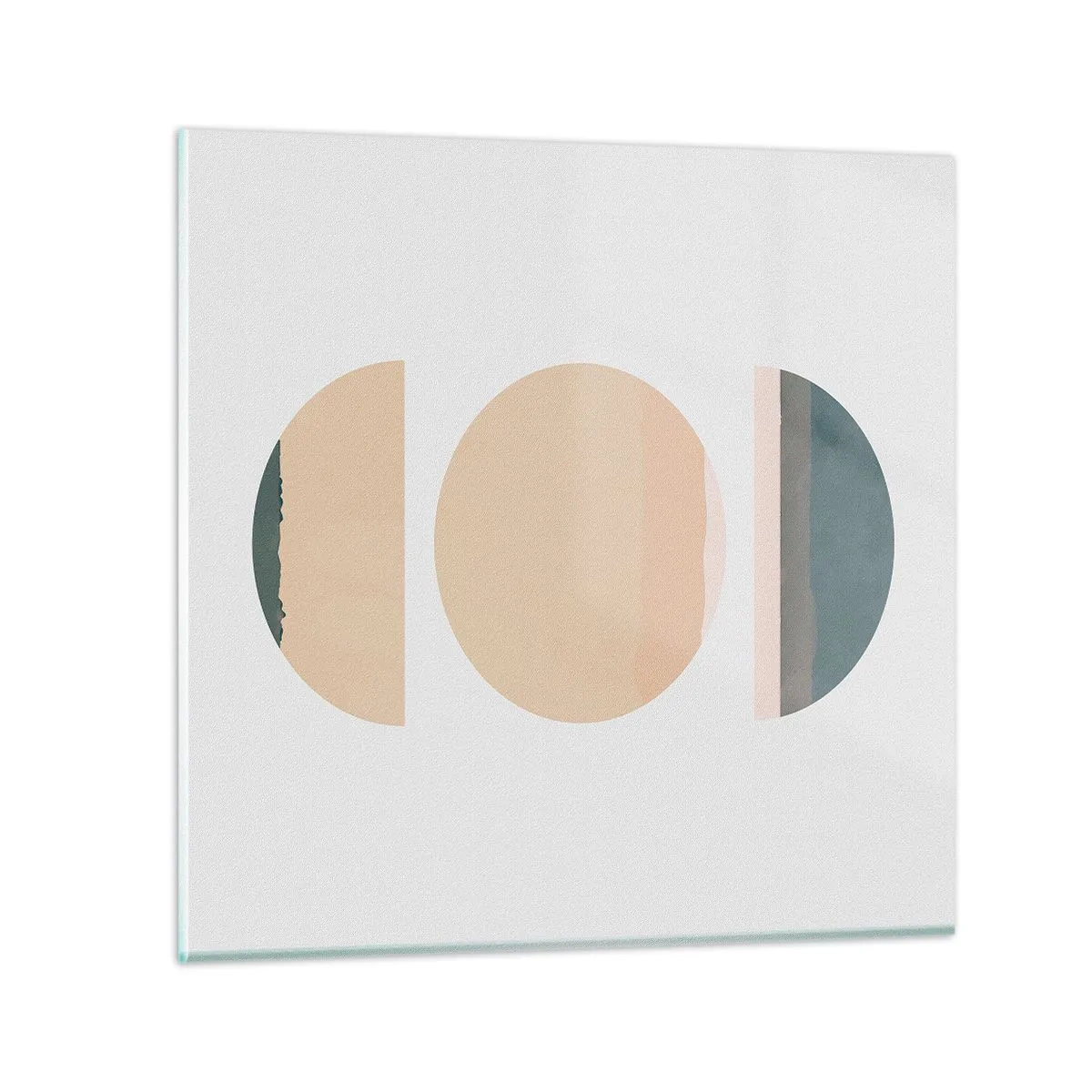 Quadro su vetro - Un cerchio dopo l'altro - 60x60 cm