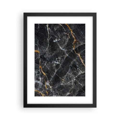 Poster in cornice nera - La vita interiore delle pietre - 30x40 cm