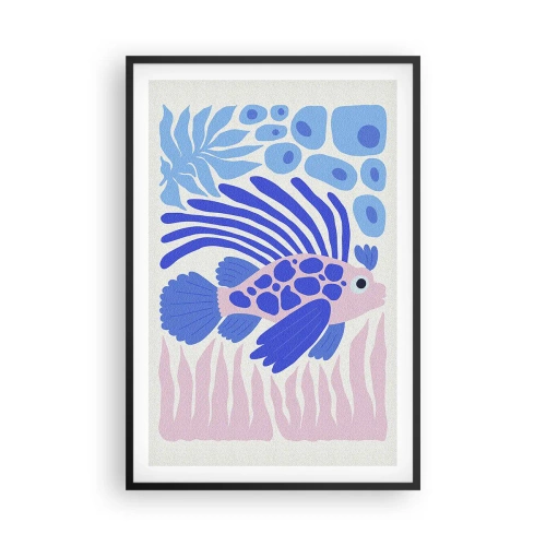 Poster in cornice nera - Nel suo elemento - 61x91 cm