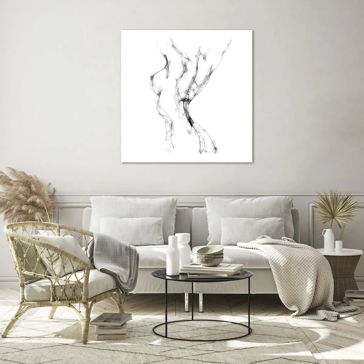 Quadro su vetro - Bella e forte - 40x40 cm