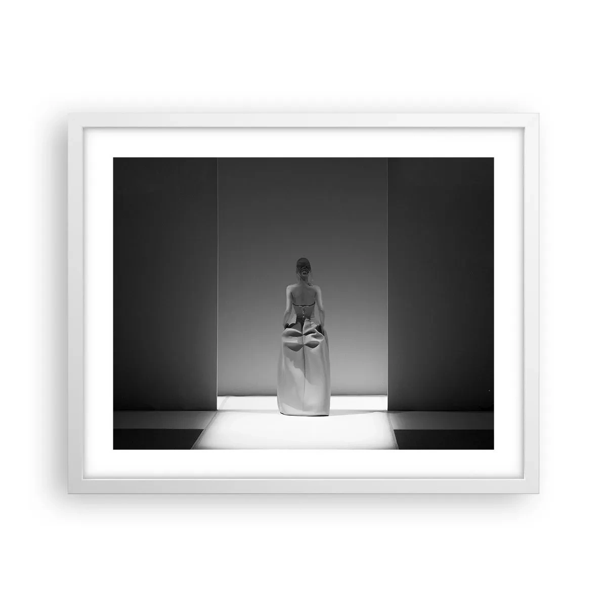 Poster in cornice bianca - Semplicità raffinata - 50x40 cm