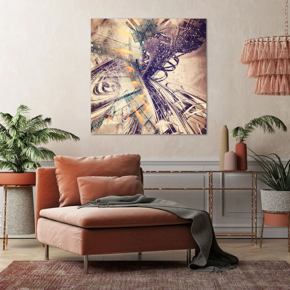 Quadro su tela - Stampe su Tela - A gran velocità - 50x50 cm
