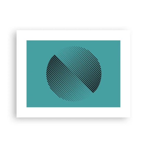 Poster - Cerchio: variazione geometrica - 40x30 cm