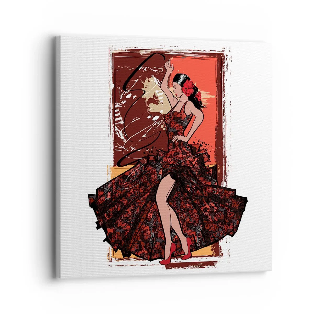 Quadro su tela - Stampe su Tela - Al ritmo del cuore - 30x30 cm