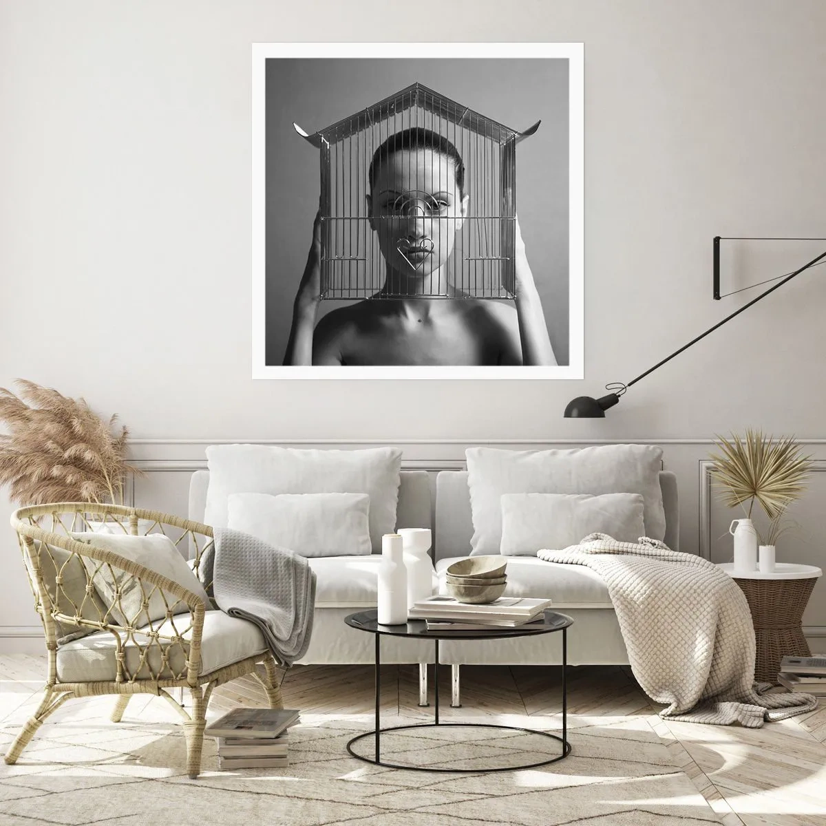 Poster - Ritratto un po' surreale - 50x50 cm