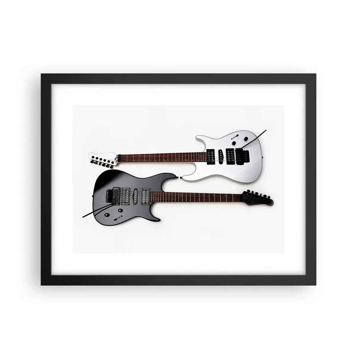 Poster in cornice nera - Armonia delle forme - 40x30 cm