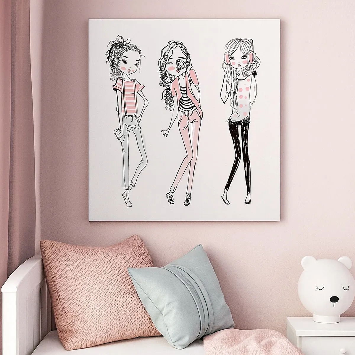 Quadro su tela - Stampe su Tela - Arriva la festa - 30x30 cm