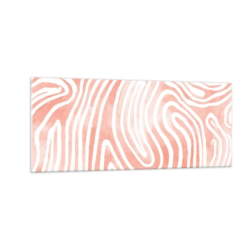 Quadro su vetro - Nel labirinto di corallo - 100x40 cm