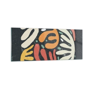 Quadro su vetro - Composizione: adesso ti acchiappo - 100x40 cm