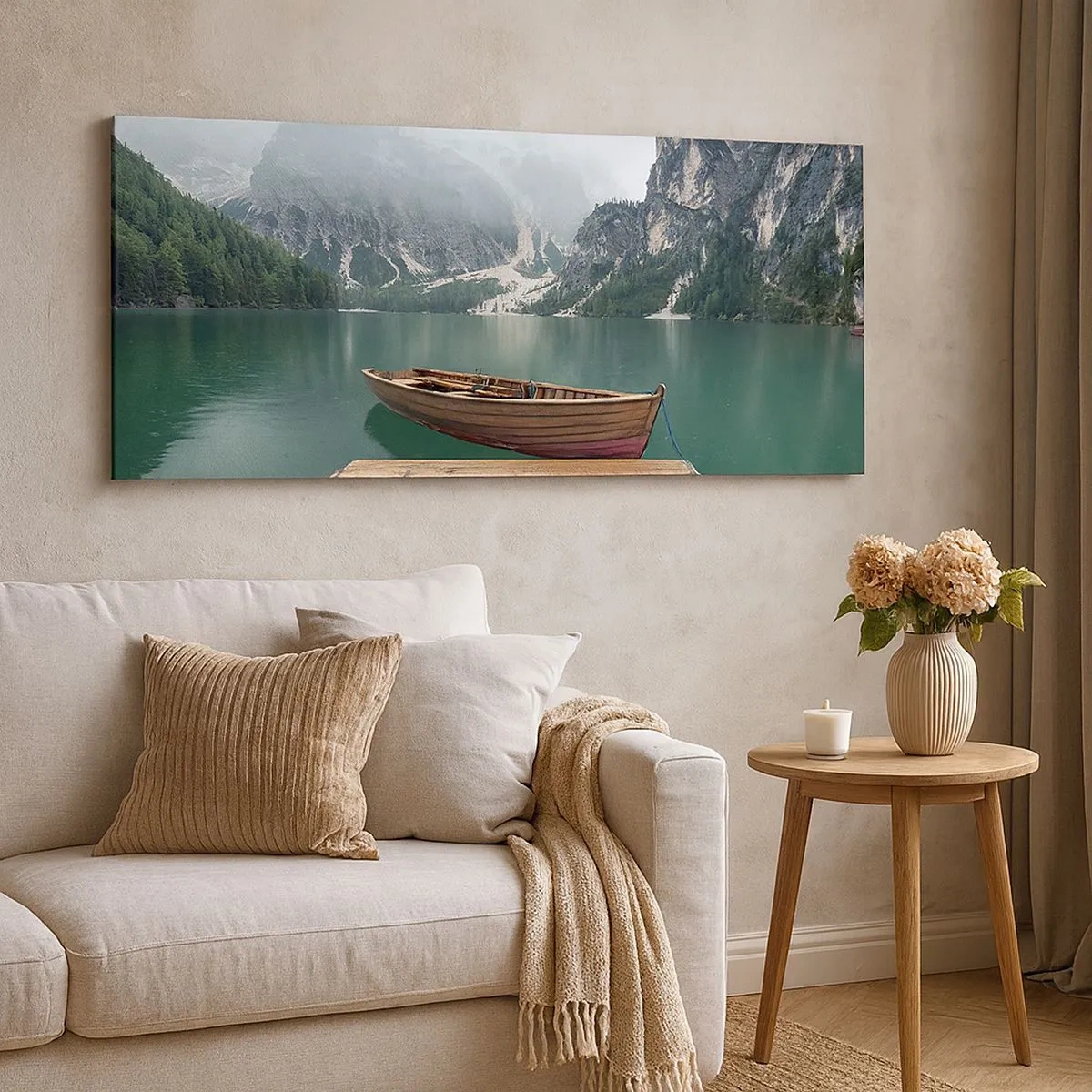 Quadro su tela - Stampe su Tela - E attorno le fiere rocce - 100x40 cm