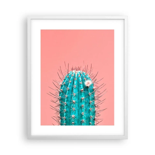 Poster in cornice bianca - Stai attento - 40x50 cm