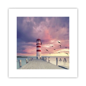 Poster - Tempo di tornare in porto - 30x30 cm