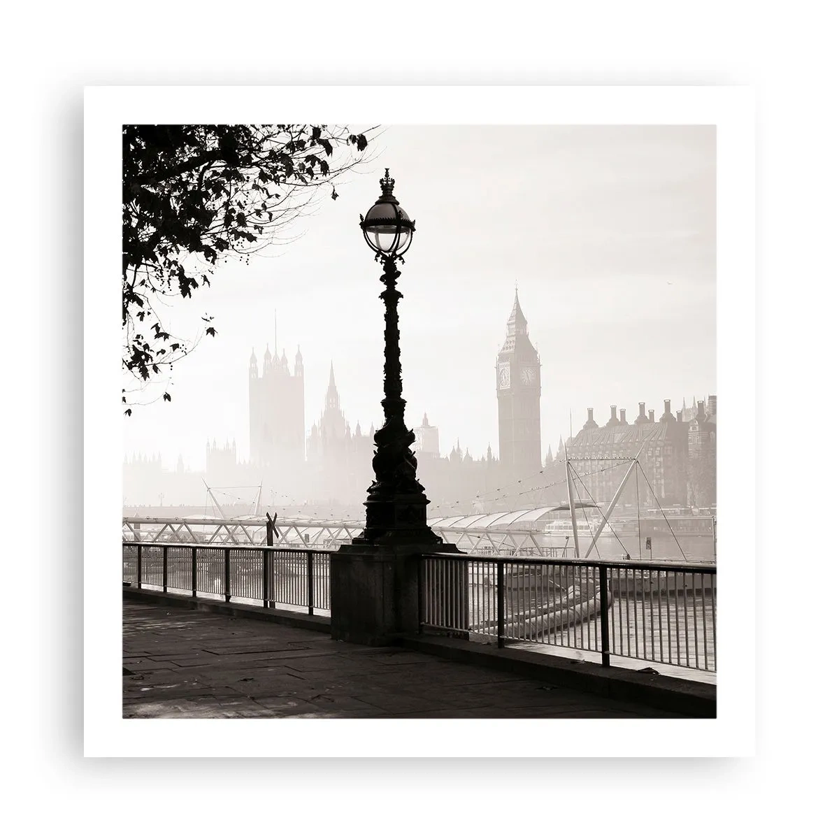 Poster - Un mattino a Londra - 60x60 cm
