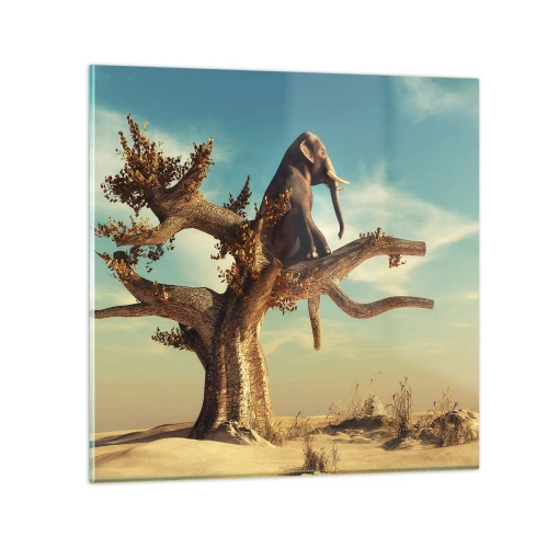 Quadro su vetro - Nuovo punto di vista - 60x60 cm