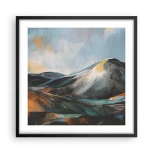 Poster in cornice nera - Aspri e belli - 50x50 cm