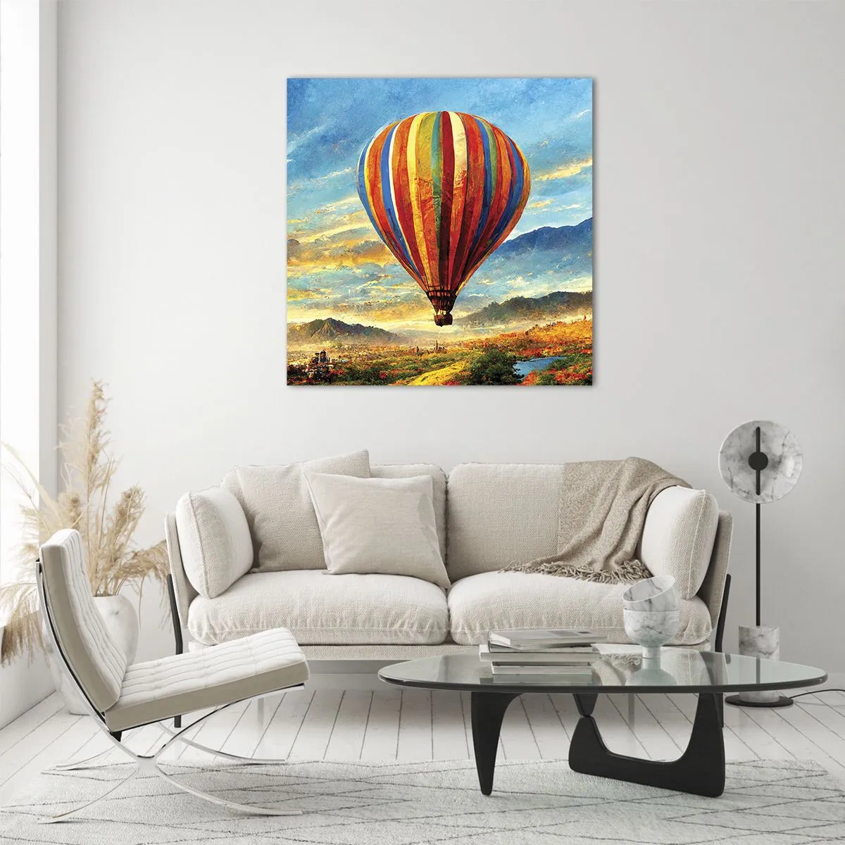 Quadro su vetro - Nel silenzio si vede meglio - 30x30 cm