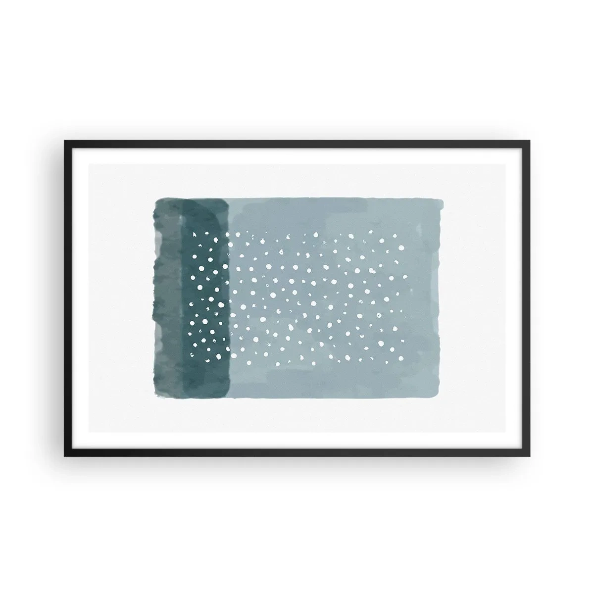 Poster in cornice nera - Spuntate nel blu - 91x61 cm
