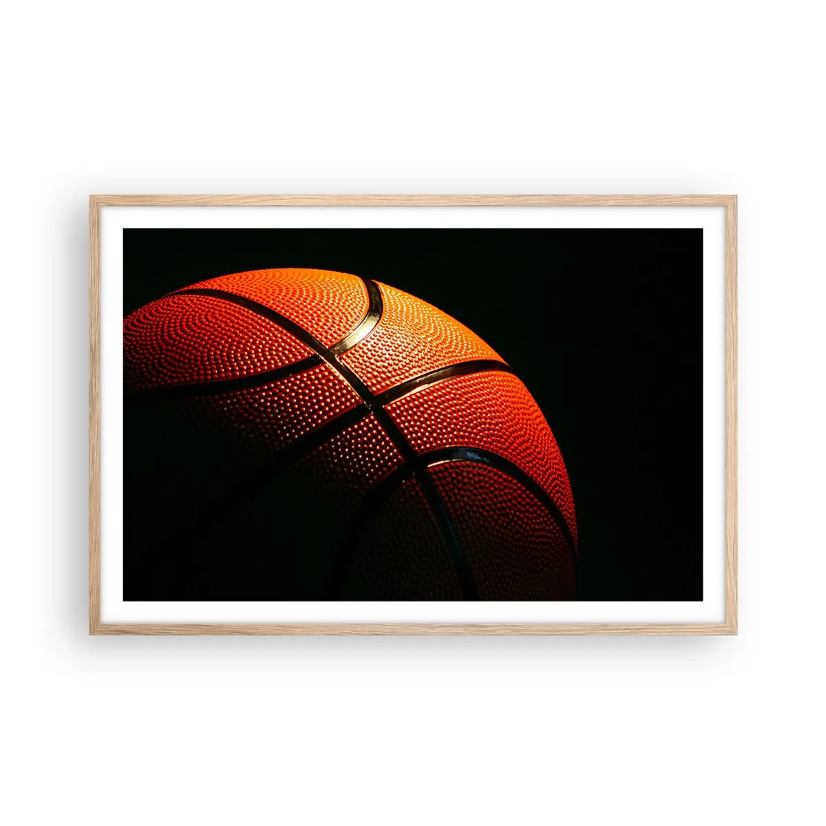 Poster in cornice rovere chiaro - Bella come un pianeta - 91x61 cm