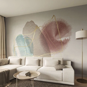 Fotomurali Premium Sand - Coralli dello spazio - Astrazione, Pezzo, Modello moderno - 150x105 cm