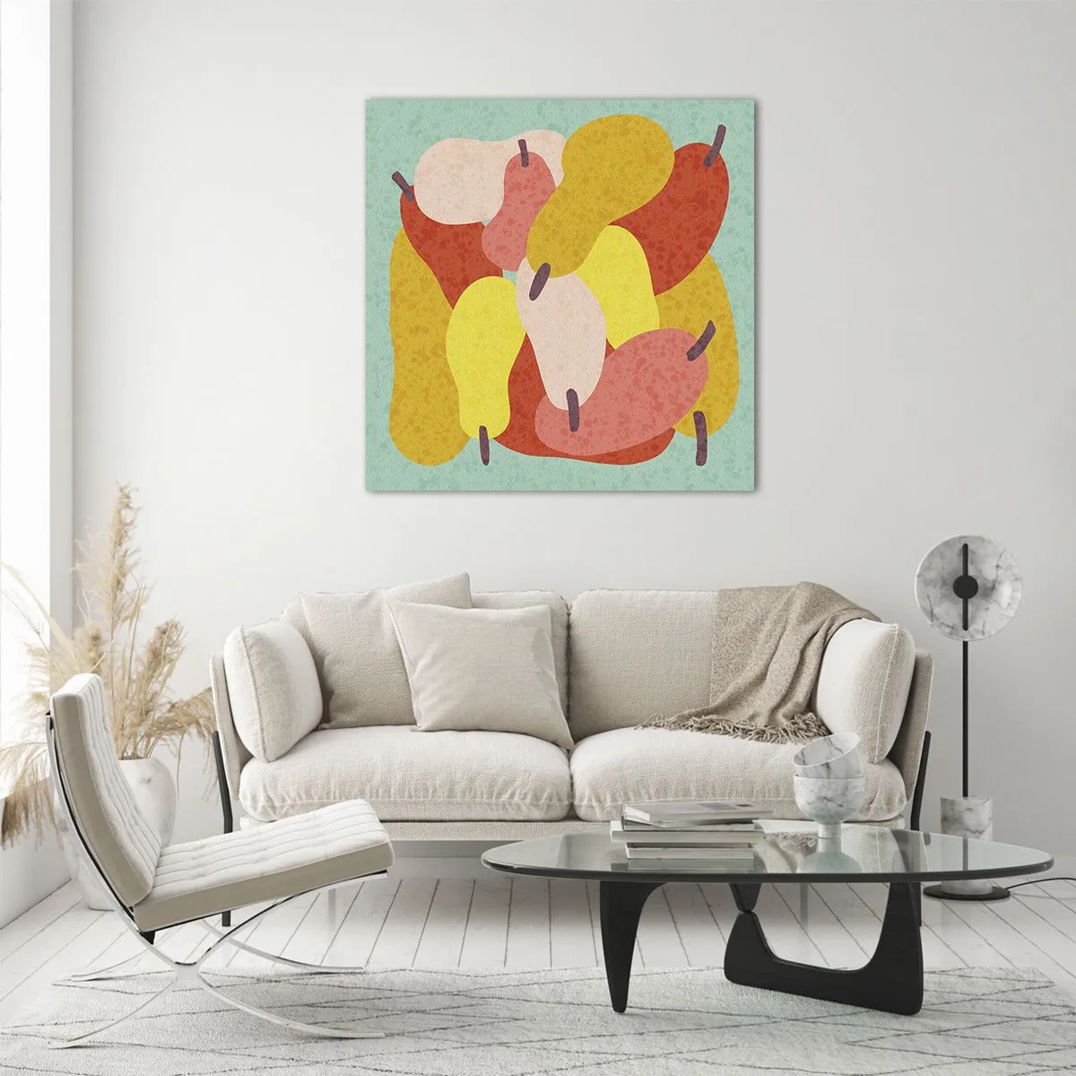 Quadro su vetro - Assaggia il sole estivo - 40x40 cm