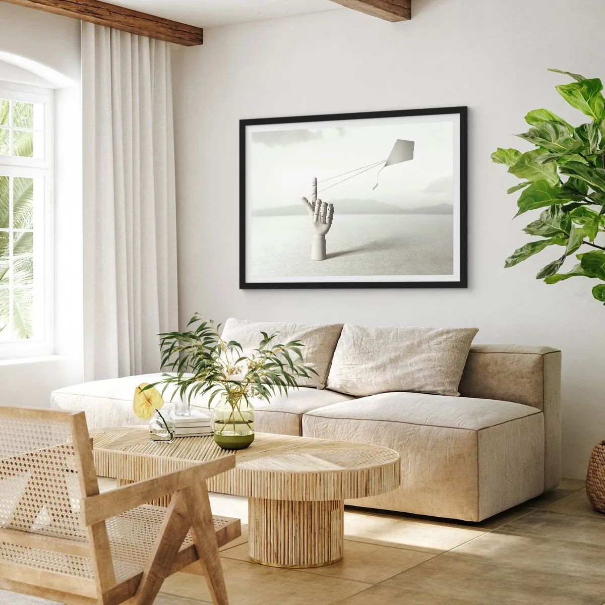 Poster in cornice nera - Prova di forza - 40x30 cm