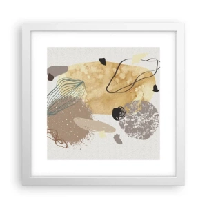 Poster in cornice bianca - Schizzologia applicata - 30x30 cm