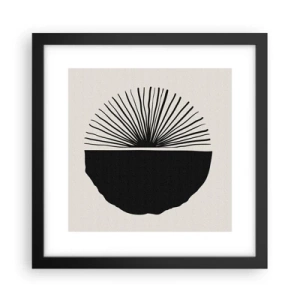 Poster in cornice nera - Ventaglio di possibilità - 30x30 cm