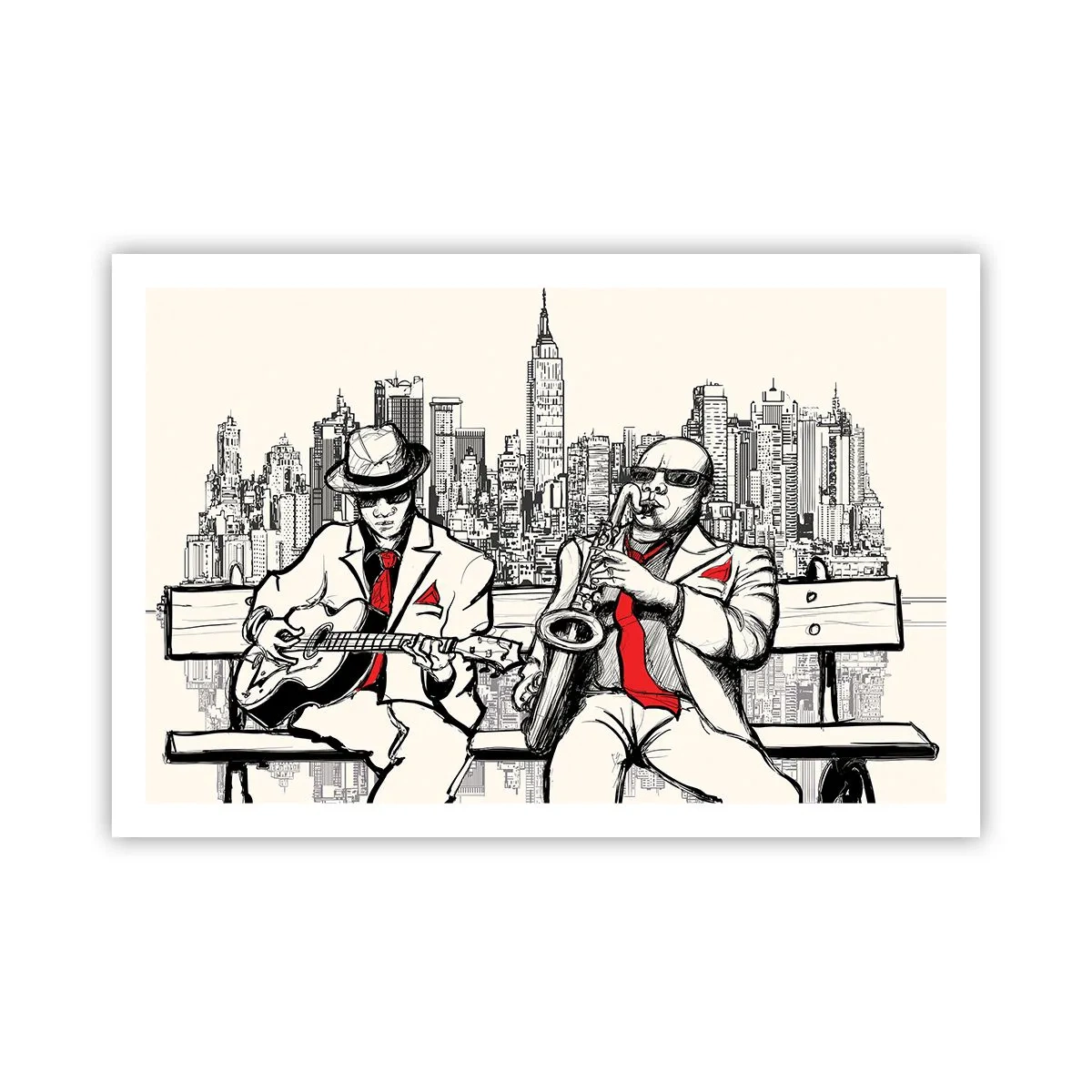 Poster - Improvvisare a New York - 91x61 cm