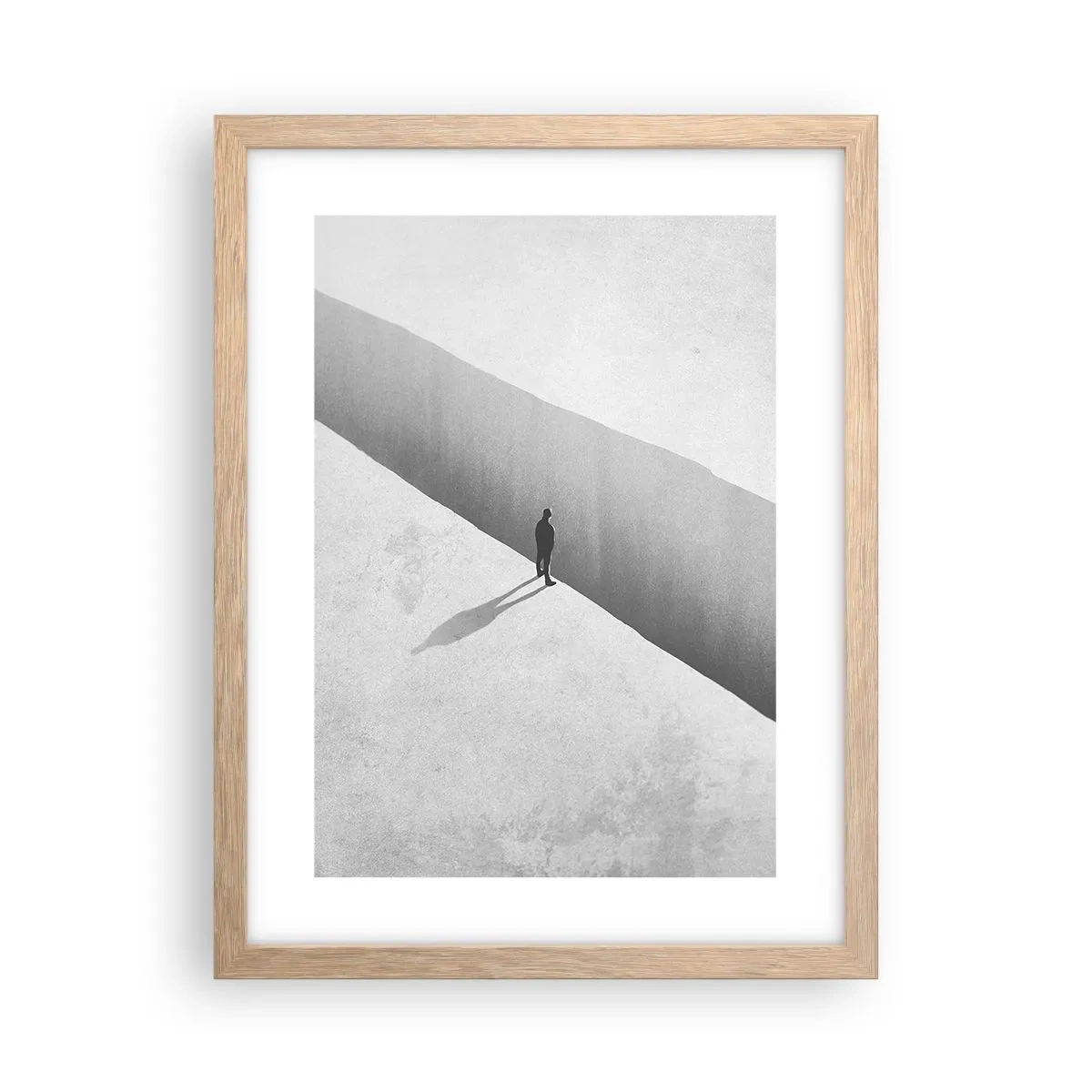 Poster in cornice rovere chiaro - Un obiettivo chiaro - 30x40 cm