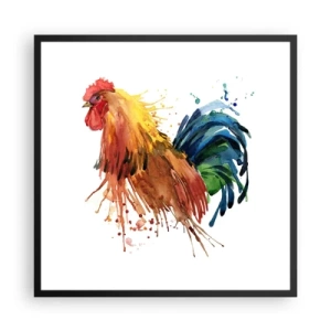 Poster in cornice nera - Abito reale, orgoglio reale - 60x60 cm