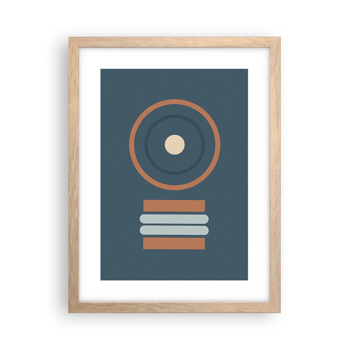 Poster in cornice rovere chiaro - L'essenza delle cose - 30x40 cm