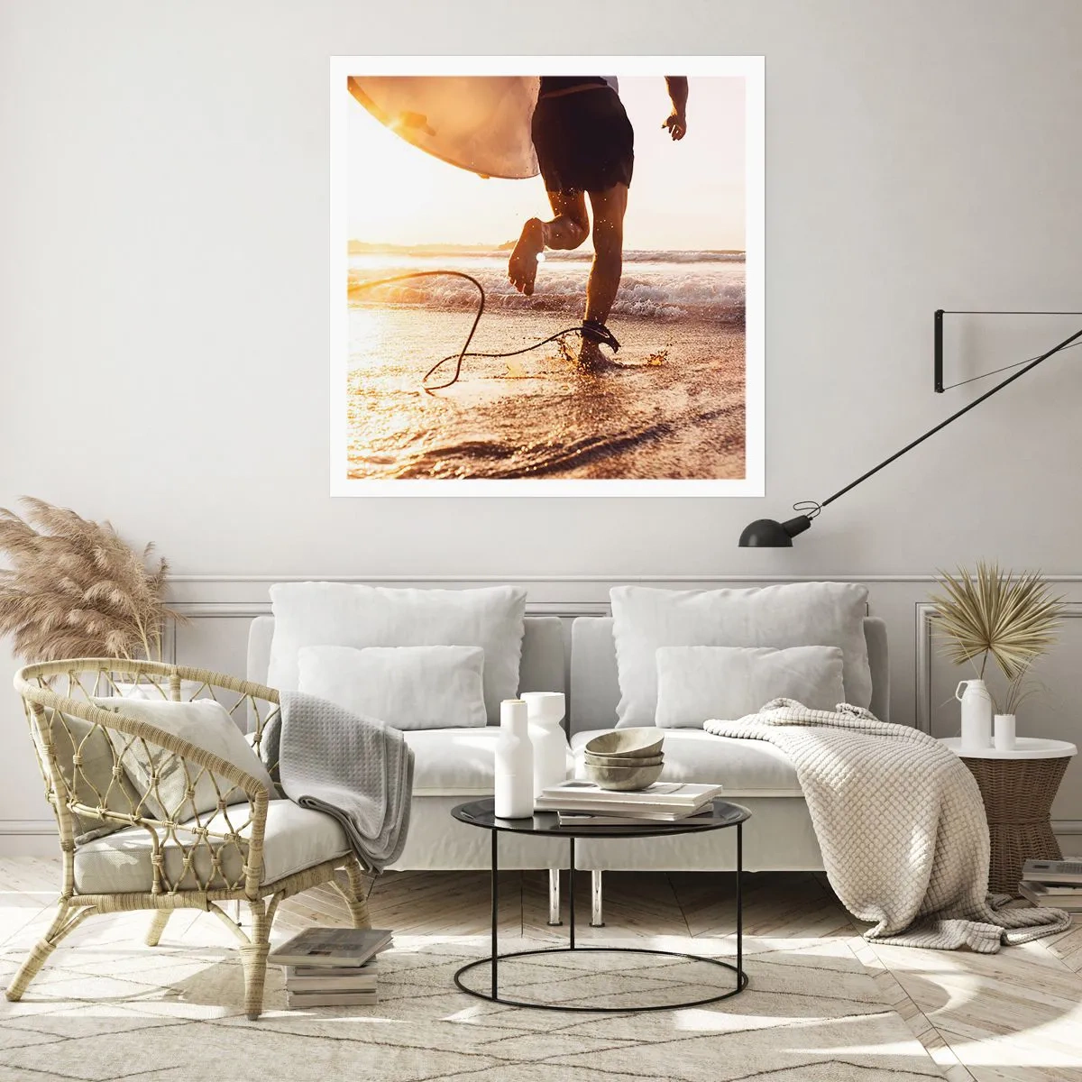 Poster - L'incontro delle onde - 30x30 cm