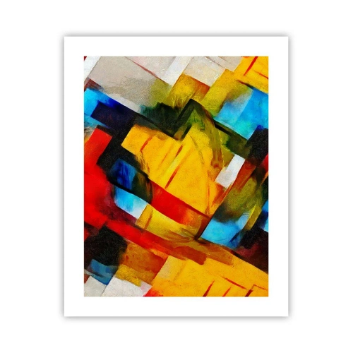 Poster - Intreccio multicolore - 40x50 cm