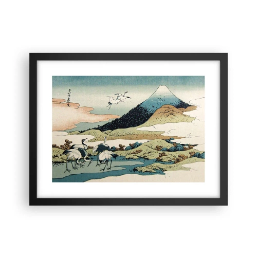 Poster in cornice nera - Nello spirito giapponese - 40x30 cm