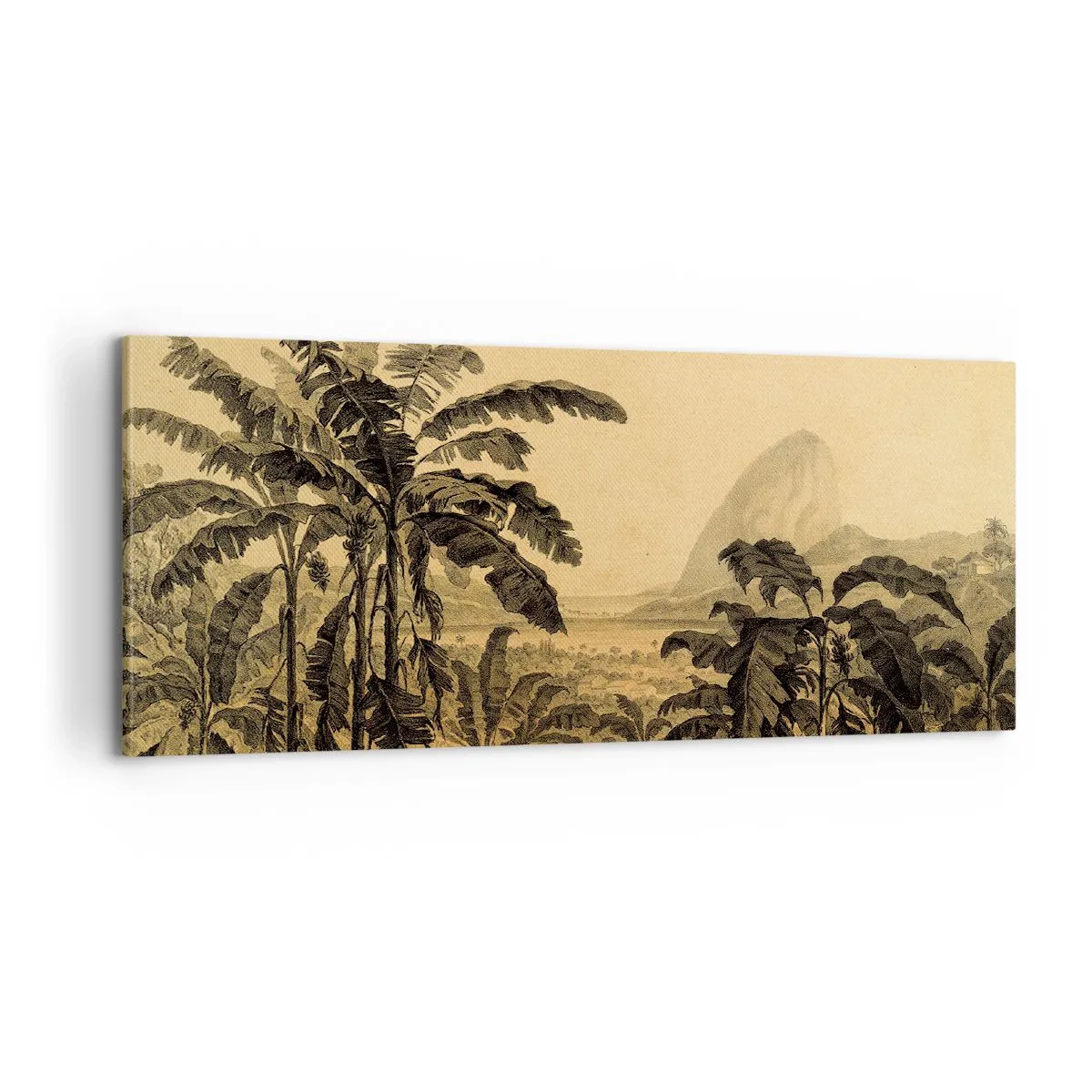 Quadro su tela - Stampe su Tela - Nel clima coloniale - 100x40 cm