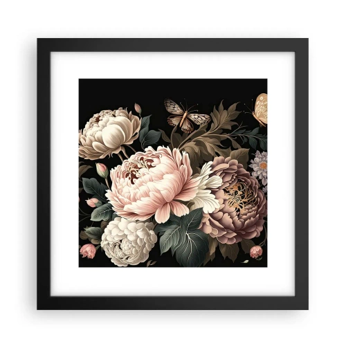 Poster in cornice nera - In stile barocco - 30x30 cm