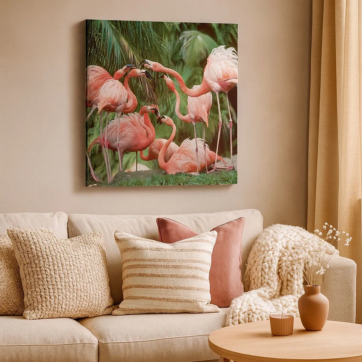 Quadro su tela - Stampe su Tela - Pettegolezzi pomeridiani - 30x30 cm