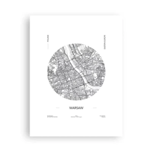 Poster - Anatomia di Varsavia - 30x40 cm