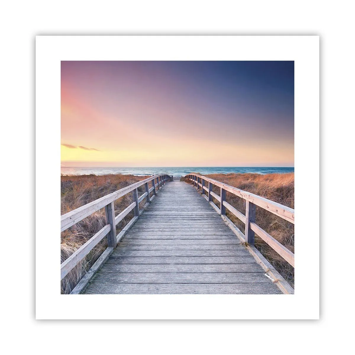 Poster - Aurora serale baltica - 40x40 cm