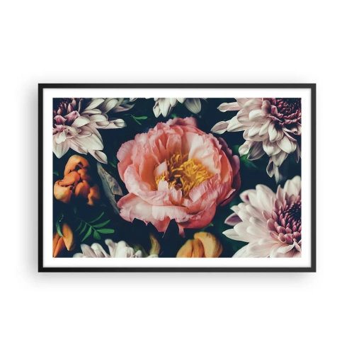 Poster in cornice nera - Con fasto barocco - 91x61 cm